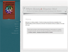 Tablet Screenshot of ganthonyjewelers.com